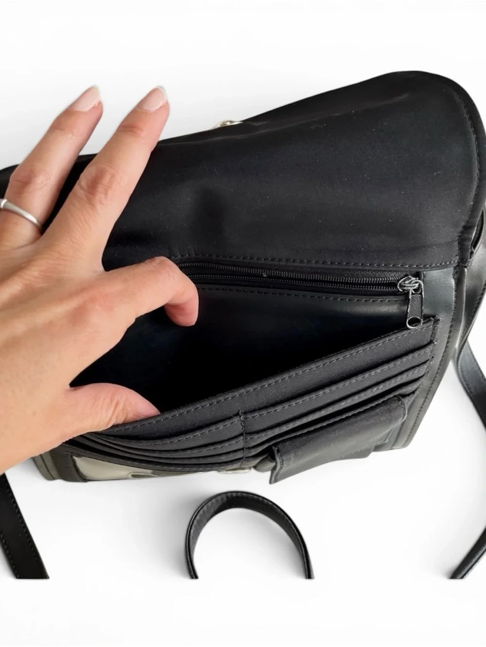 Nine West Black Messenger Crossbody
